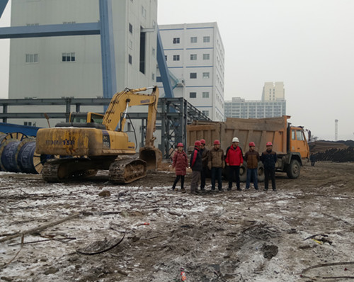 澄合分公司第三項目部新年首開新項目