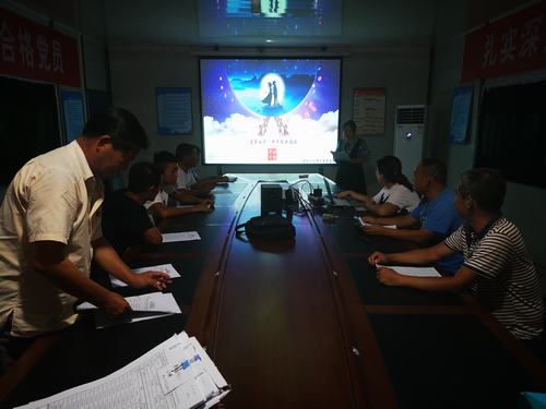 陜煤建設(shè)澄合分公司十五部別樣七夕，滿滿的幸福感