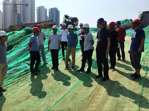 陜煤建設(shè)澄合分公司第十一項(xiàng)目部中科遙感項(xiàng)目3#、基槽順利通過驗(yàn)收