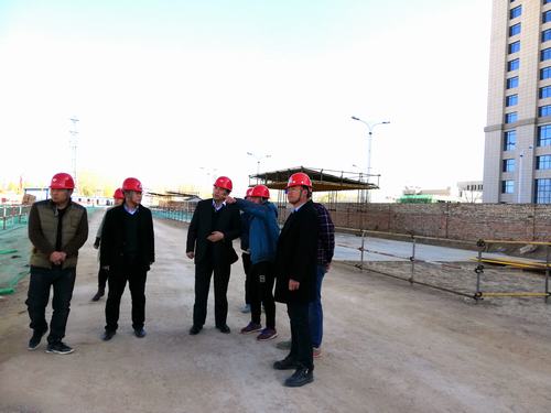 劉合理深入靖邊金地華府項目檢查指導(dǎo)工作