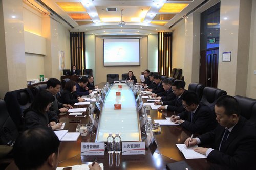 陜煤集團黨風(fēng)廉政建設(shè)考核組對建設(shè)集團進行年度考核