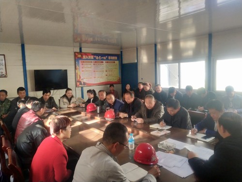 陜煤建設(shè)銅煤公司第十二項目部細(xì)部署勤安排扎實做好冬季施工