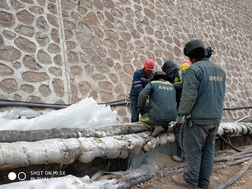 陜煤建設機電安裝公司完成冶坪臨時供水管路搶修