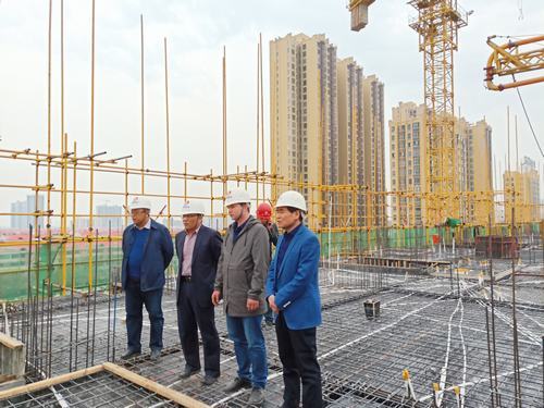 王明智深入渭南二院安置房、法檢兩院項目工地檢查指導工作