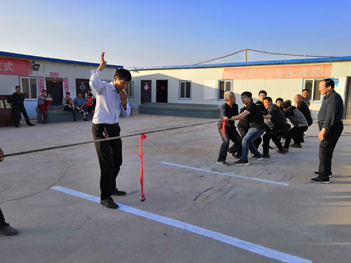 陜煤建設礦建三公司曹家灘項目部開展慶“五一”迎“五四”文體活動
