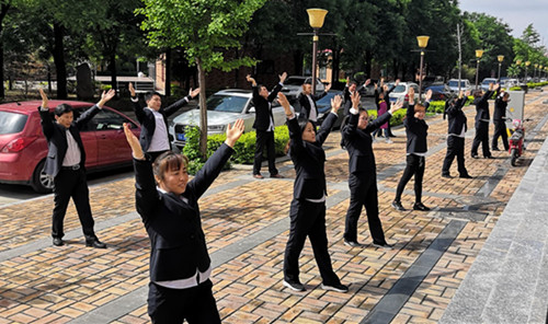 陜煤建設(shè)礦建三公司開展工間操活動(dòng)營造健康工作氛圍