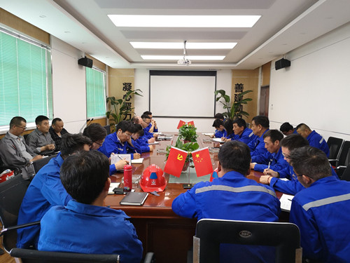 陜煤建設天工公司十五項目部掀起“大干一百天 攻堅保目標”新高潮