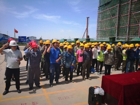 陜煤建設咸陽分公司所屬各單位掀起 “安全生產(chǎn)月”啟動儀式開展熱潮