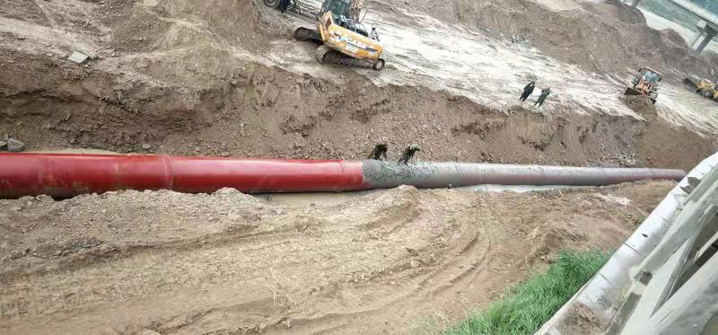 好消息！綏德縣污水管網(wǎng)工程主管道全線貫通