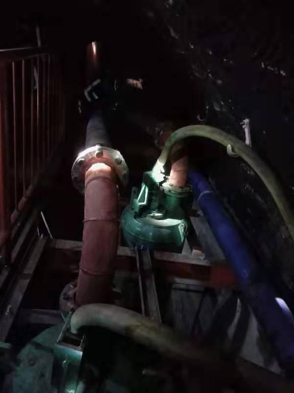 陜煤建設機電安裝公司完成曹家灘礦井主副斜井2#聯(lián)巷排水設備安裝