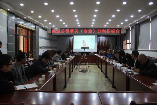 陜煤建設(shè)韓城分公司順利完成龍鋼綜合渣場兩布一膜工程勞務(wù)分包招標(biāo)工作