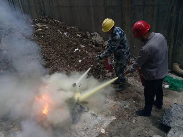 陜煤建設天工公司施工現(xiàn)場消防演練助力全年安全生產(chǎn)目標實現(xiàn)