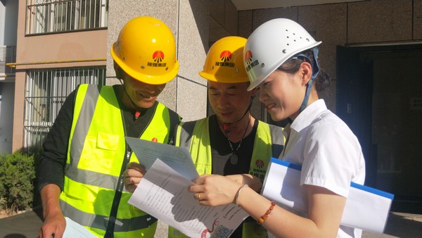 陜煤建設榆林公司團員青年進一線 安全知識記心間