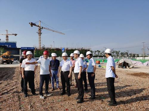 空港新城黨委委員、管委會副主任劉功毅蒞臨空港PPP項目檢查指導(dǎo)工作