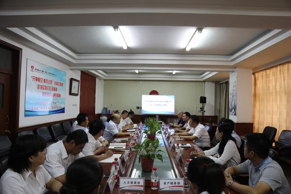 陜西中科博億電子科技有限公司蒞臨陜煤建設(shè)韓城分公司考察交流