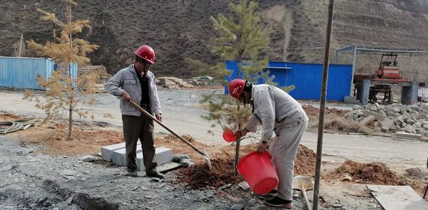 陜煤建設(shè)天工公司安裝三部開展“綠色施工、美化家園”義務(wù)植樹活動(dòng)