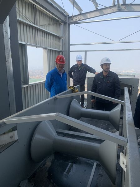 中央儲(chǔ)備糧新建項(xiàng)目領(lǐng)導(dǎo)小組組長、副總經(jīng)理王錄印蒞臨中儲(chǔ)糧項(xiàng)目部檢查指導(dǎo)工作