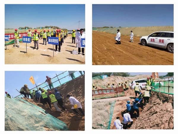 建設集團榆林市科創(chuàng)新城市政一期工程N1項目應急救援演練活動圓滿結束