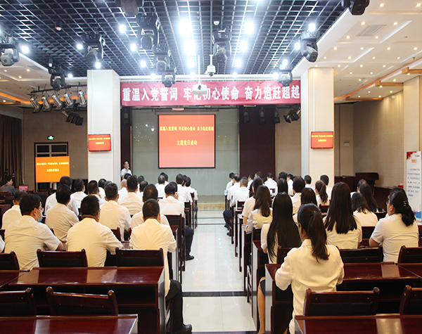 陜煤建設(shè)開展“重溫入黨誓詞 牢記初心使命 奮力追趕超越”主題黨日活動