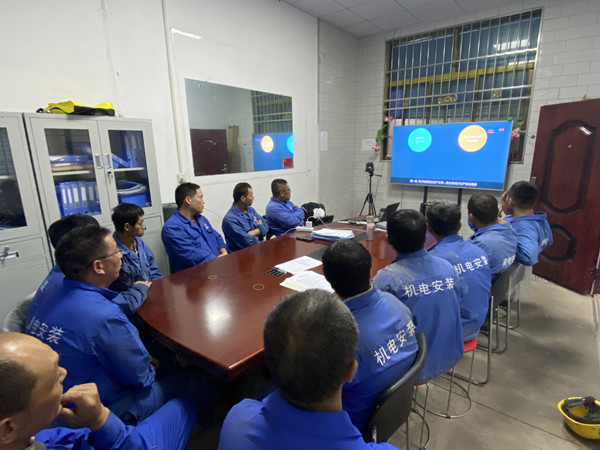 陜煤建設機電安裝公司全力以赴保安全，促生產(chǎn)