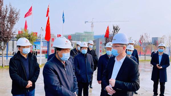 陜西省人大常委會黨組副書記、副主任姜鋒一行蒞臨黃河國際汽車博覽園項目調(diào)研指導(dǎo)