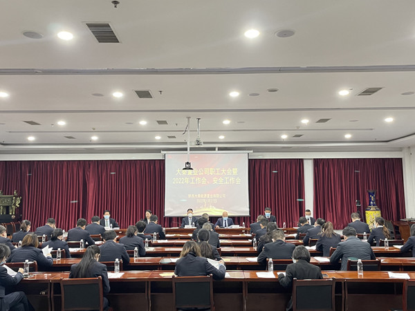建設(shè)集團(tuán)大秦置業(yè)公司召開職工大會(huì)暨2022年工作會(huì)、安全會(huì)