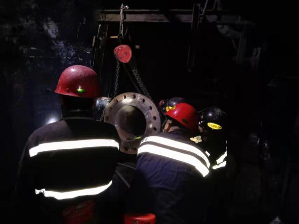 陜煤建設(shè)韓城分公司安裝四項(xiàng)目部：井下600米的新春堅(jiān)守