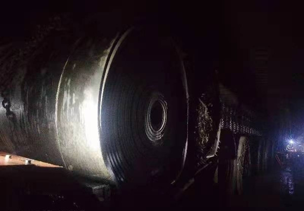 陜煤建設(shè)機(jī)電安裝公司小保當(dāng)項(xiàng)目部完成井下皮帶拆除回撤工程