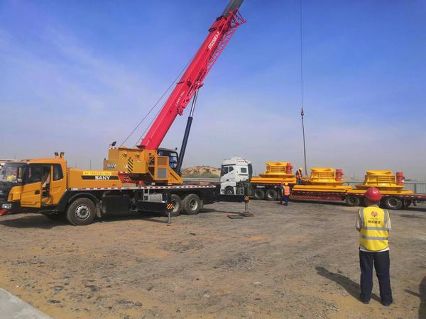 陜煤建設(shè)韓城分公司榆陽(yáng)煤炭物流園設(shè)備安裝拉開(kāi)序幕