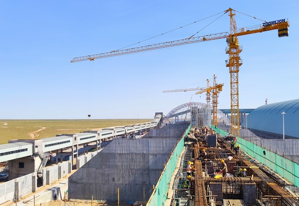 陜煤建設洗選煤運營公司第七項目部：中秋不停工，現(xiàn)場戰(zhàn)正酣