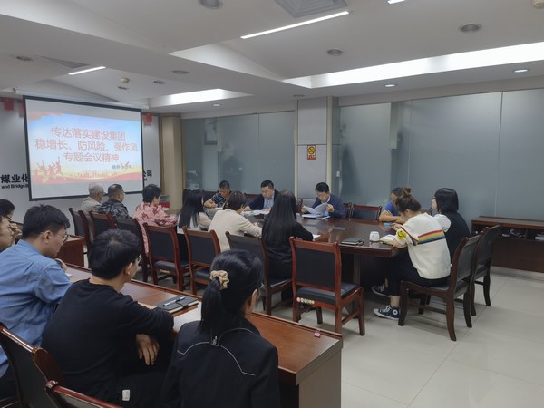 陜煤建設(shè)各單位傳達(dá)落實(shí)建設(shè)集團(tuán)穩(wěn)增長、防風(fēng)險(xiǎn)、強(qiáng)作風(fēng)工作部署會議精神