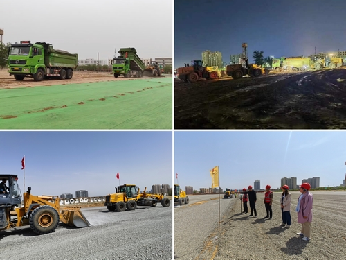 陜煤建設(shè)榆林公司：48小時(shí)圓滿(mǎn)完成榆林學(xué)院百年校慶停車(chē)場(chǎng)建設(shè)任務(wù)