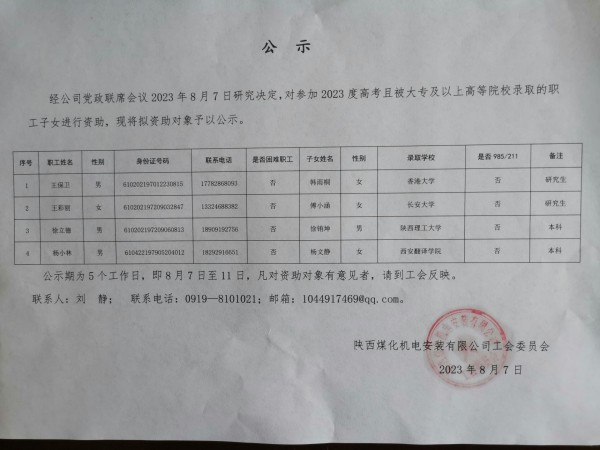 您有一筆助學(xué)金，請(qǐng)查收！