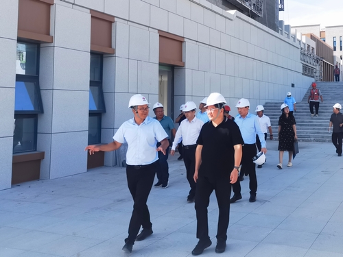 陜西省審計廳黨組成員、副廳長牟軍利一行蒞臨中共榆林市委黨校新校區(qū)建設項目檢查指導工作