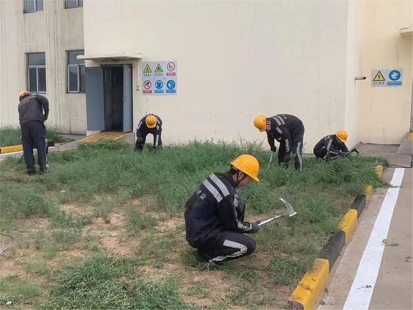 陜煤建設(shè)洗選煤運營公司神渭首端運營項目部： 美化環(huán)境 煥然一新 打造衛(wèi)生標(biāo)準化