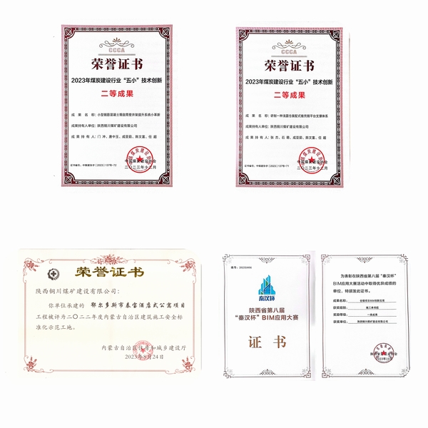 陜煤建設(shè)銅煤公司年終盤點！創(chuàng)優(yōu)成績單