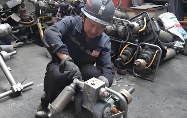 陜煤建設礦建二公司王峰項目部“變廢為寶”—廢舊零件的華麗轉身記