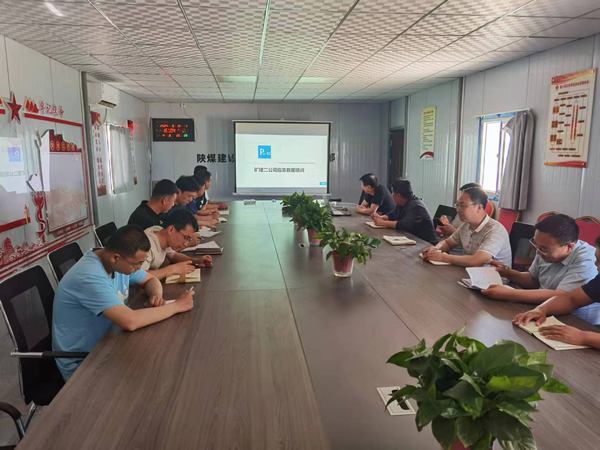 陜煤建設礦建二公司第六項目部“化身”安全生產的“先鋒隊”