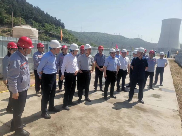 陜煤集團副總經(jīng)理宋召軍一行蒞臨黃陵礦業(yè)店頭電廠項目檢查指導工作