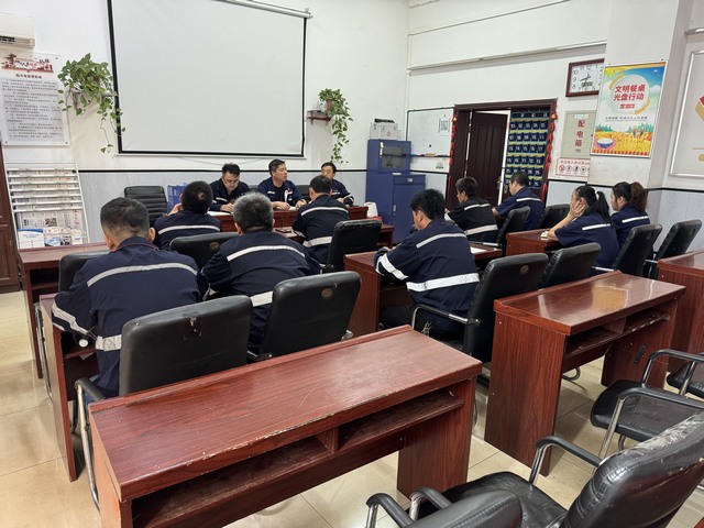 陜煤建設洗選煤運營公司澄合山陽運營項目部：節(jié)前亮劍行動，安全防線再加固