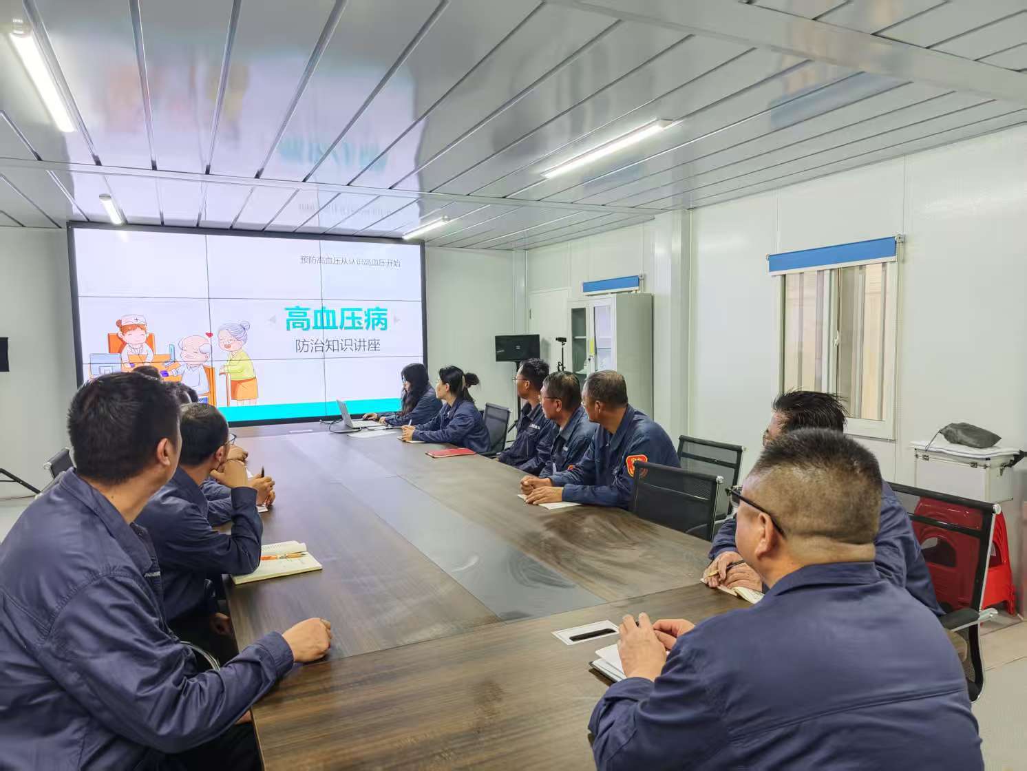 陜煤建設(shè)韓城分公司土建四項目部同筑健康防線，共守職工美好明天