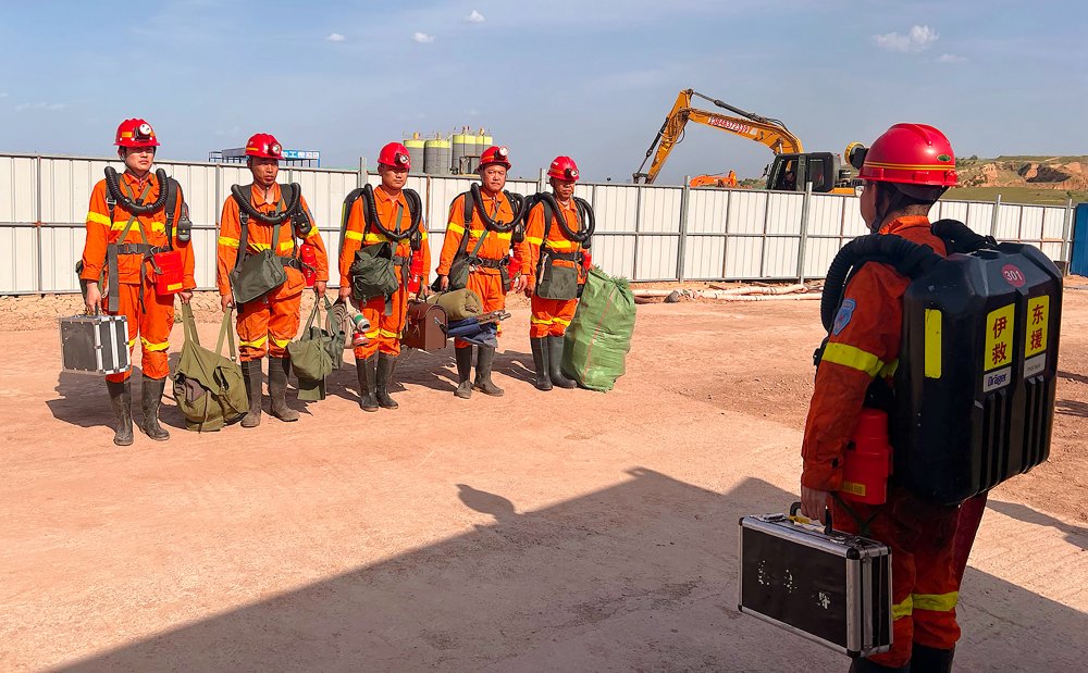 陜煤建設(shè)天工公司礦建六部：聯(lián)合演練筑防線，實(shí)戰(zhàn)檢驗(yàn)提能力