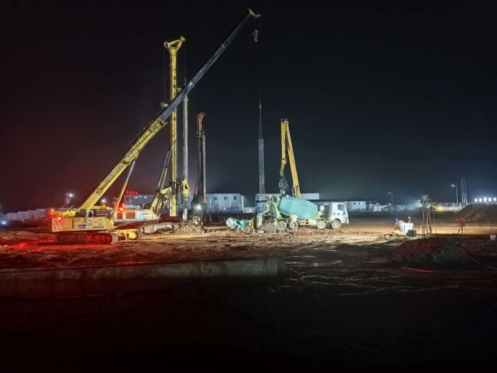 陜煤建設西北分公司汨羅樁基項目部：晝夜奮戰(zhàn)搶工期，全力以赴抓節(jié)點