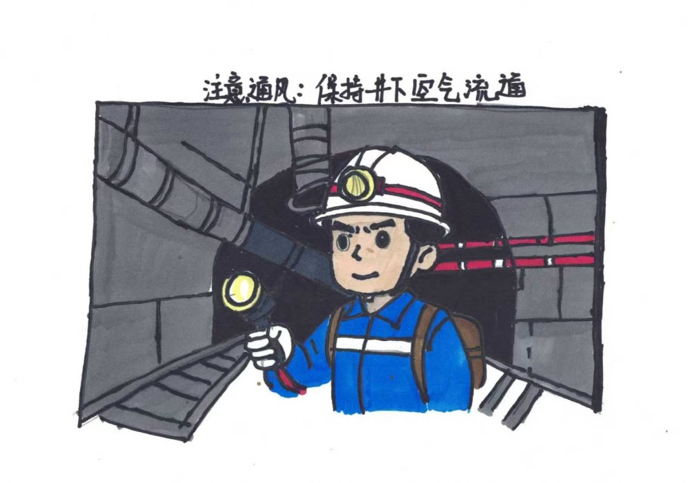 井下安全“四字訣”：通風(fēng)、滅火、逃生、提能